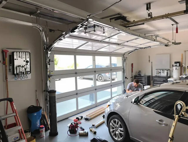 Garage door noise reduction service by Temple City Garage Door Repair in Temple City